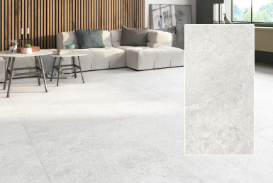 Kinara-importación-y-venta-porcelanato-y-cerámica-formato-grande-60x120cm-NIVAL-BLANCO porcelanato y cerámica formato grande en sala piso pared