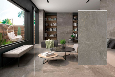 Kinara-importación-y-venta-porcelanato-y-cerámica-formato-grande-60x120cm-TEMPO-DARK porcelanato y cerámica formato grande en sala piso pared