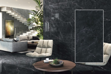 Kinara-importación-y-venta-porcelanato-y-cerámica-formato-grande-80x160cm-TESSINO-BLACK porcelanato y cerámica formato grande en sala piso pared