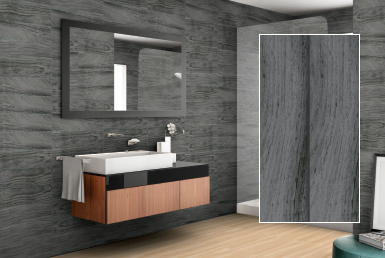 Kinara-importación-y-venta-porcelanato-tipo-madera-15.3x58.9-cm-rectificado-IDAHO-DARK baño moderno meso madera pared porcelanato tipo madera gris piso porcelanato tipo madera beige