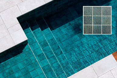 CERÁMICA-CORTEN-10X10-CM Mosaico de piscina con cerámica color azul cielo 10 x 10