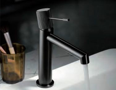 GRIFERIA-BAÑOS-KINARA-IMPORTADORES Grifo bajo monomabdo negro mate estilo único