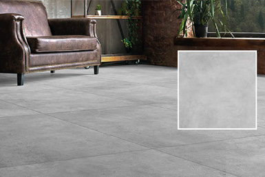 porcelanato_tipo_cemento-BALANCE-CIMENTO-ACT-GREY Porcelanato antideslizante cuadrado 60x60 cm para piso de alto trafico y sillon cafe de cuero