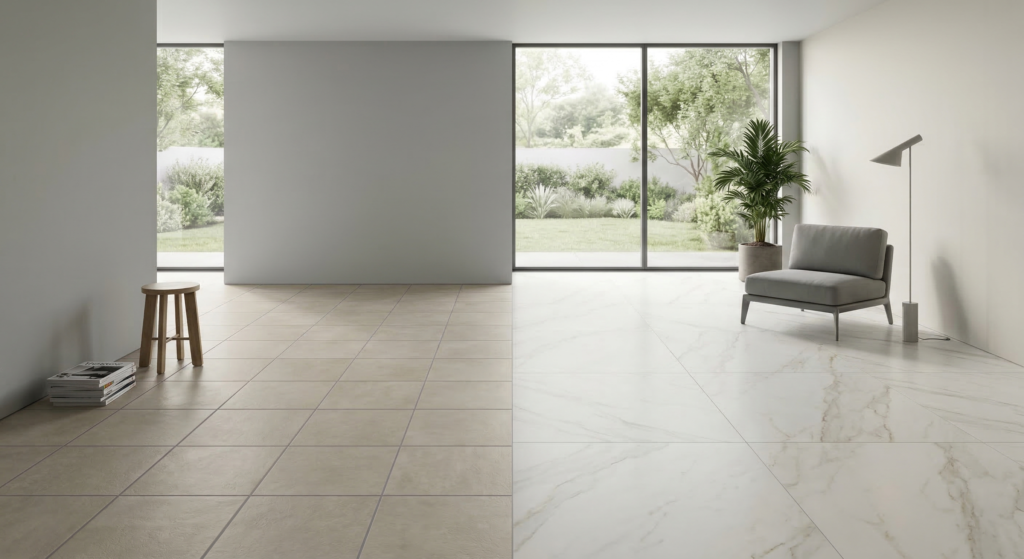 Cerámica vs porcelanato: ¿cuál es la mejor opción para tu proyecto?