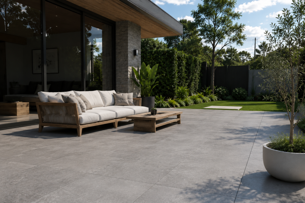 ¿Qué tipo de porcelanato usar en exteriores? Cómo elegir una opción segura, durable y adecuada al clima