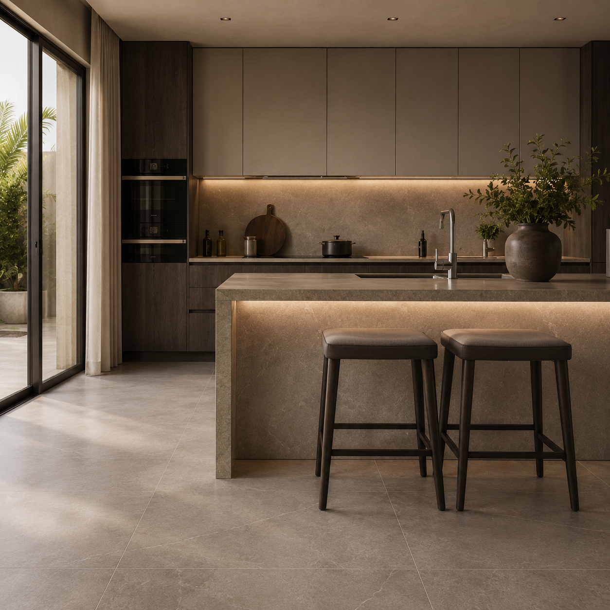 Versatilidad del porcelanato 60x120 en diseños contemporáneos